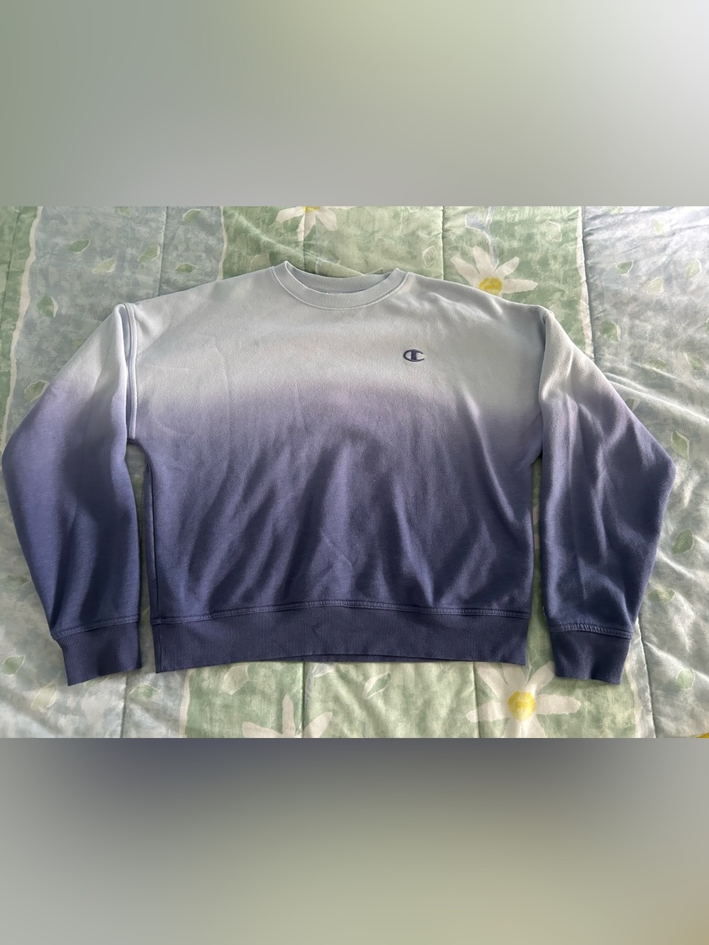 Champion Women’s Medium Purple Ombre Pullover Crewneck Sweatshirt